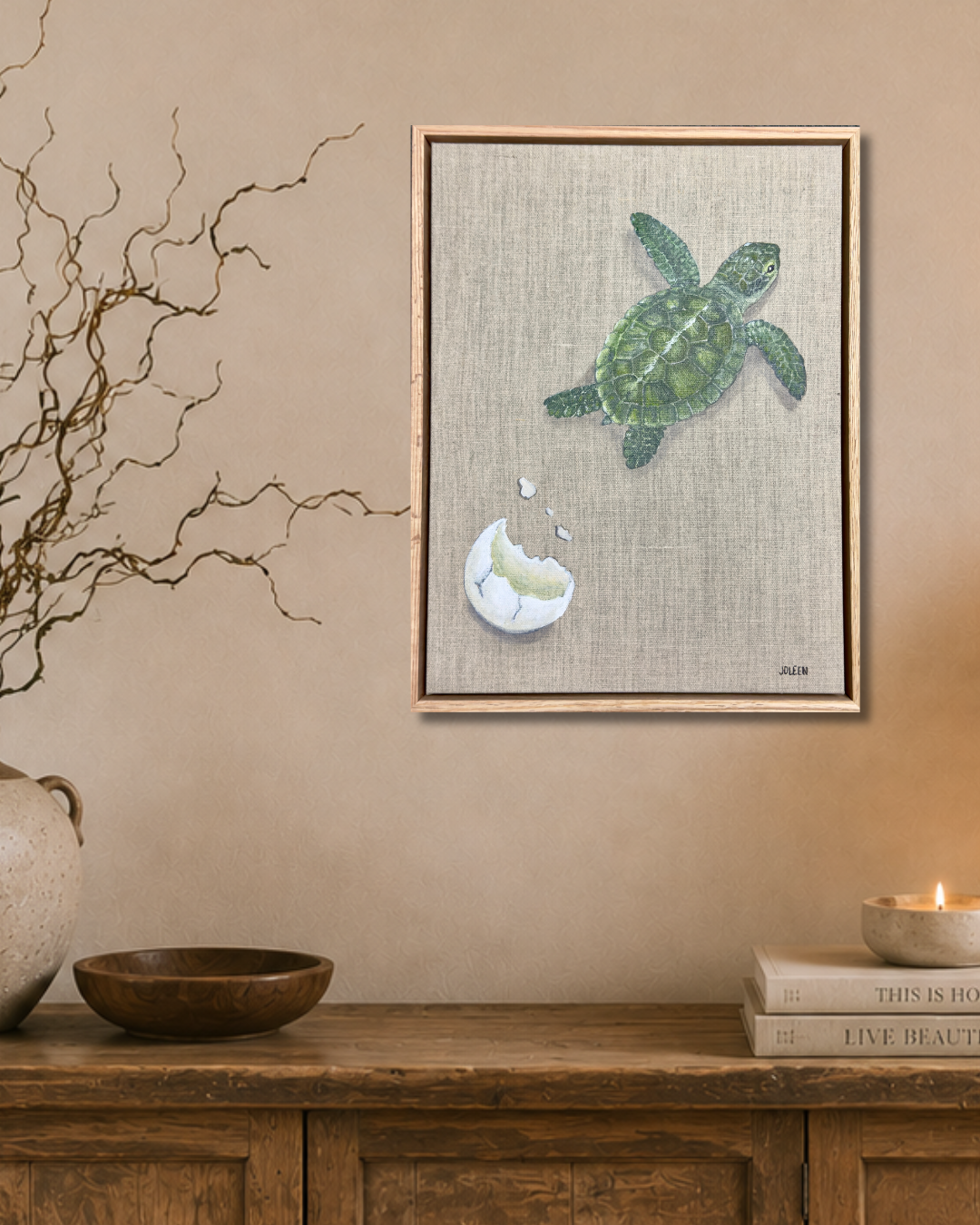 "Franklin” Original Acrylic Painting