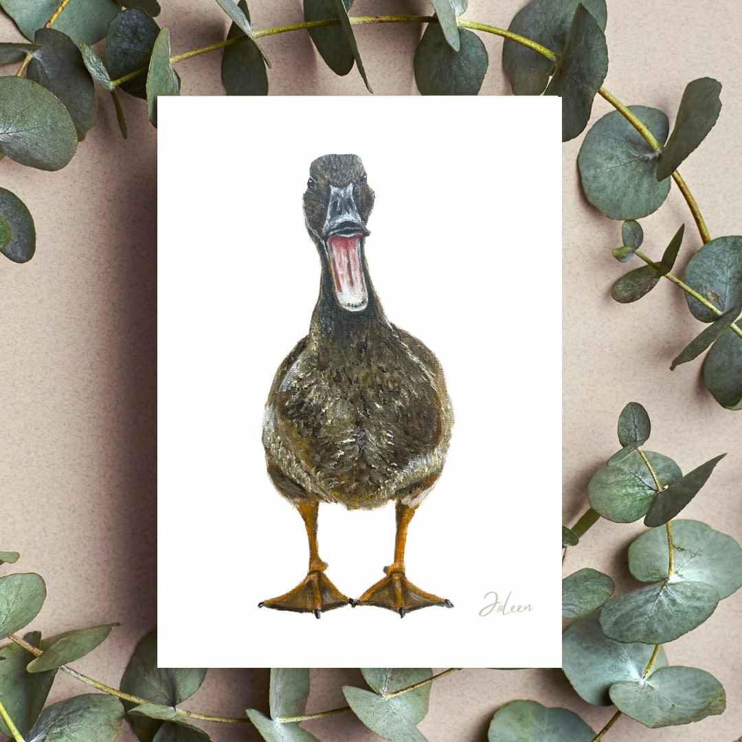 Greeting Card -  Willy the Duck