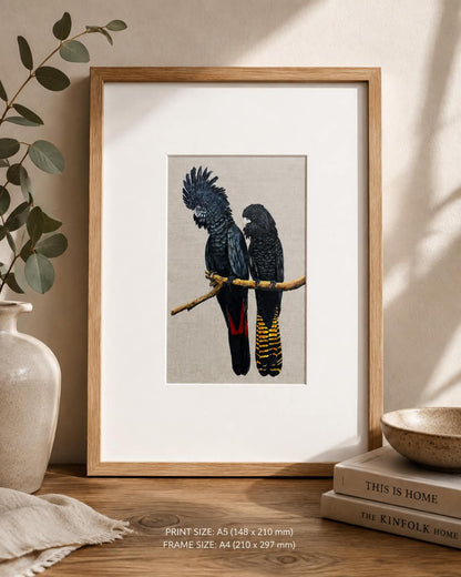 "Birds of a feather" A5 Print