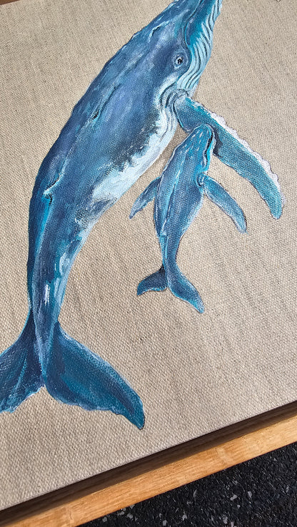 "Opal and Pearl" Acrylic Original
