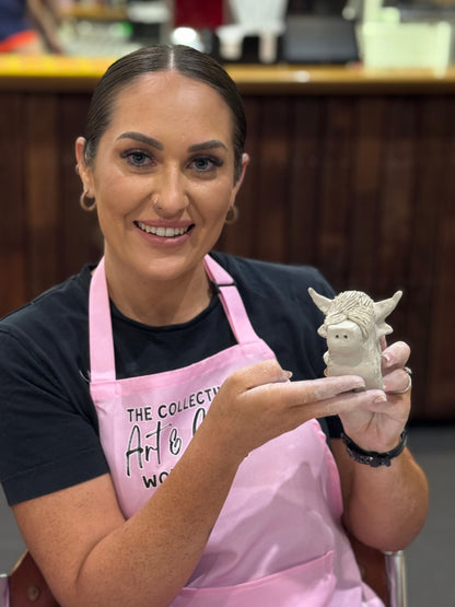 DIY Clay Highland Cow Kit